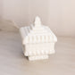 Vintage Westmoreland Square White Milk Glass Short Wedding Box