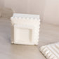 Vintage Westmoreland Square White Milk Glass Short Wedding Box