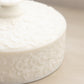 Vintage Westmoreland White Milk Glass Bramble Leaf Lidded Dish