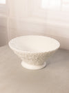 Vintage Westmoreland White Milk Glass Large Bramble Bowl
