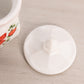 Vintage Westmoreland White Milk Glass Strawberry Lidded Jar