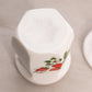 Vintage Westmoreland White Milk Glass Strawberry Lidded Jar