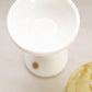 Vintage Westmoreland Yellow Glass Fairy Lamp with White Milk Glass Base
