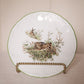 Vintage White Ceramic Bavaria Germany Bunny Rabbit Plate