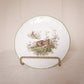 Vintage White Ceramic Bavaria Germany Bunny Rabbit Plate