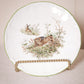 Vintage White Ceramic Bavaria Germany Bunny Rabbit Plate