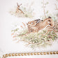Vintage White Ceramic Bavaria Germany Bunny Rabbit Plate