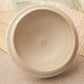 Vintage White Ceramic Dish with Yellow & Green Floral Details