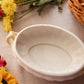 Vintage White & Cream Wheat Lidded Handled Tureen Dish