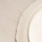 Vintage White Limoges Plate with Purple Floral Details