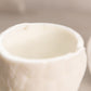 Vintage White Milk Glass Owl Lidded Dish with Purple Eyes