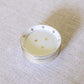 Vintage White Porcelain Fleur-de-lis Coasters (Set of 6)