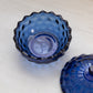 Vintage Whitehall Circular Dark Blue Glass Lidded Dish