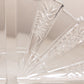 Medium Clear Crystal Glass Fan Bookends