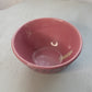 Vintage Medium Watt Ovenware Pink Ceramic Swirl Bowl