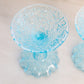 Westmoreland Glass Blue Glass Bramble Candlestick
