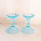 Westmoreland Glass Blue Glass Bramble Candlestick