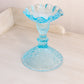 Westmoreland Glass Blue Glass Bramble Candlestick