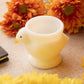 Vintage Small Opalex French Milk Glass Chick Egg Cup