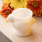 Vintage Small Opalex French Milk Glass Chick Egg Cup