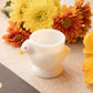 Vintage Small Opalex French Milk Glass Chick Egg Cup