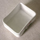 White Ceramic Floral Lidded Floral Rectangular Box